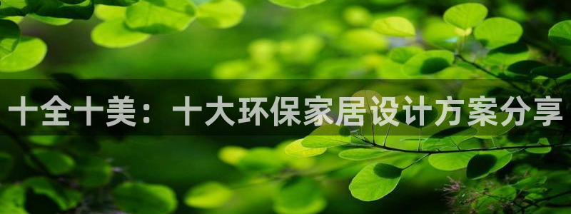 Tp钱包安卓旧版下载：十全十美：十大环保家居设计方案分享
